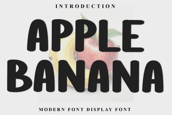 Apple Banana: A Festive Display Font for Joyful Web Headlines