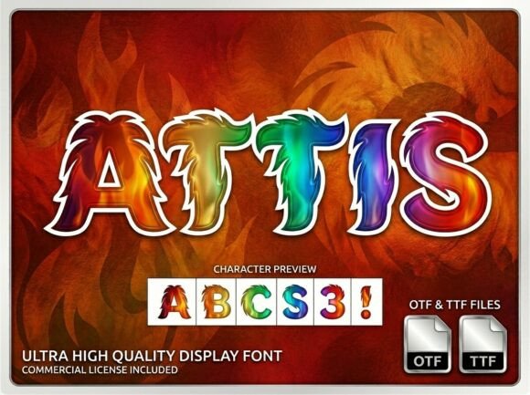 Attis: A Bold Display Typeface for Digital Impact