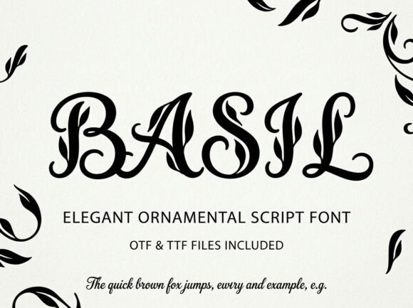 Basil: A Bold Display Font for Digital Brand Moments