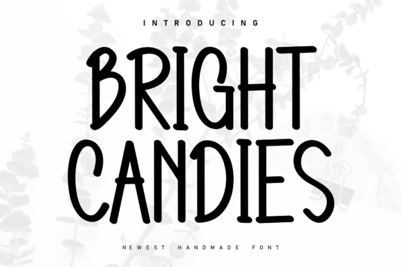 Bright Candies: A Handwritten Font That Builds Brand Trust