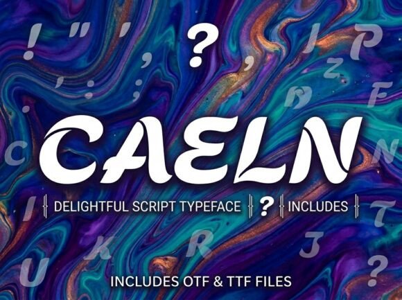 Caeln: A Display Font That Earns Its Space