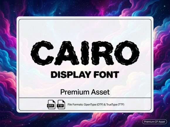 Cairo: A Display Font That Commands Attention