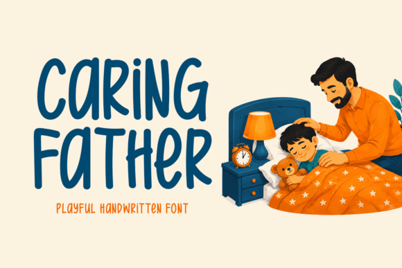 Caring Father: A Display Font with Quiet Confidence