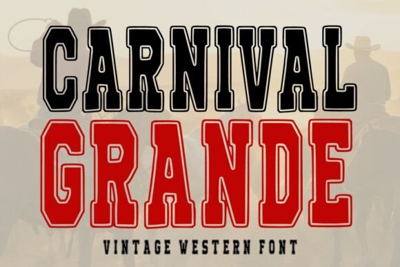 Carnival Grande: A Bold Display Font for Editorial Impact