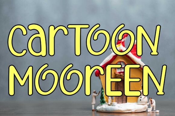 Cartoon Mooren: A Playful Display Font for Digital Branding