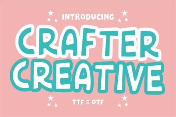 Crafter Creative: A Display Font That Makes Your Message Instantly Feel Human