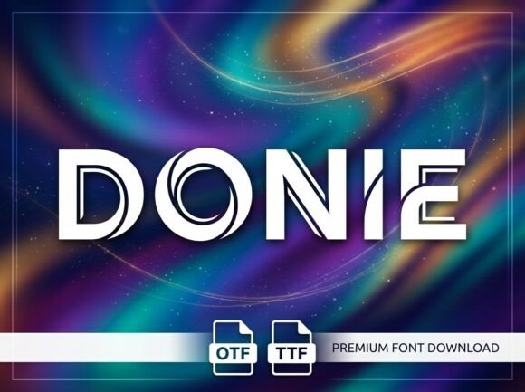 Donie: A Display Font That Anchors Your Editorial Voice