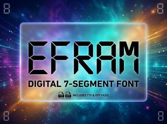 Efram: A Bold Display Font That Makes Handmade Products Shine