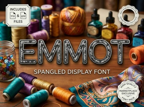 Emmot: A Bold Display Font That Commands Attention