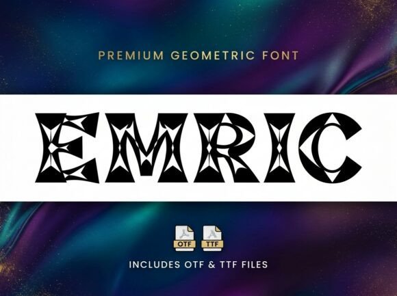 Emric: A Display Font That Makes Your Brand Instantly Memorable