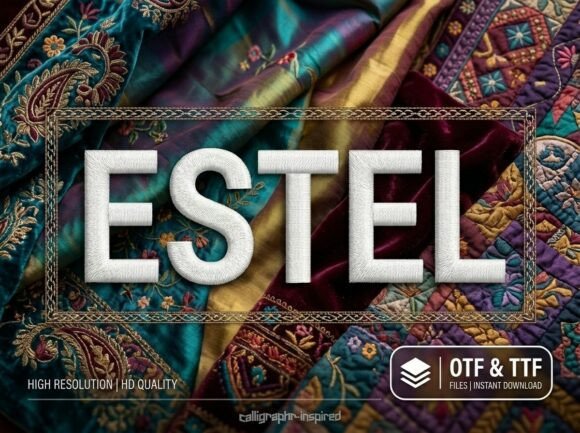 Estel: A Bold Display Font That Commands Attention