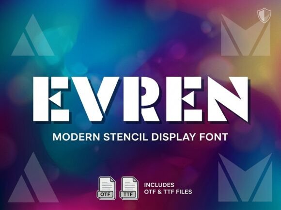 Evren: A Display Font That Makes Your Handmade Goods Shine