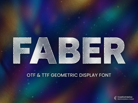 Faber Display Font for Handmade Creators