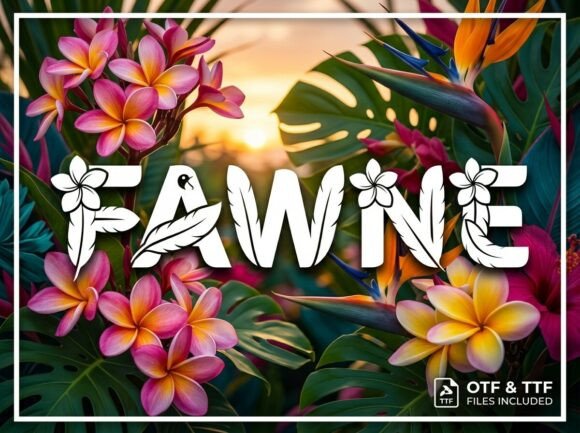 Fawne: A Distinctive Display Font for Editorial Impact