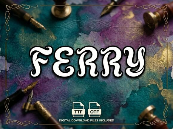 Ferry: A Bold Display Font for Editorial Impact
