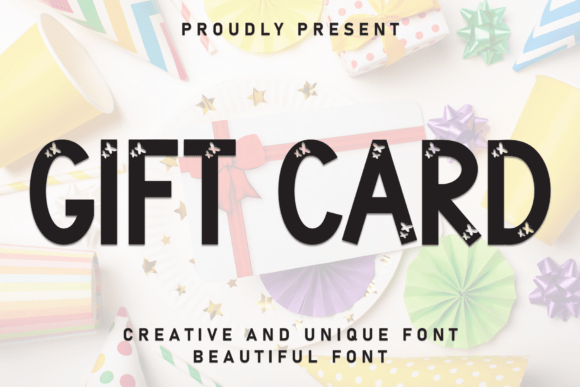 Gift Card: A Handwritten Display Typeface with Warmth