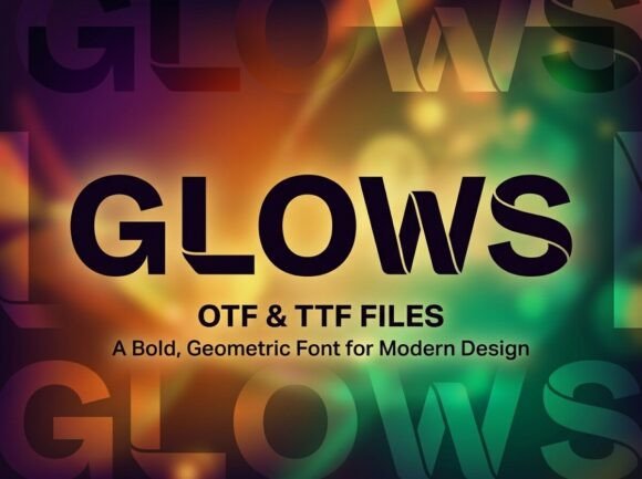 Glows: A Display Font That Elevates Editorial Design