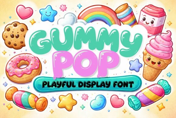 Gummy Pop: A Playful Display Font That Actually Works