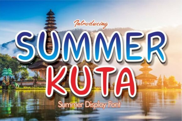 Summer Kuta: A Handwritten Display Font That Feels Like Sunshine