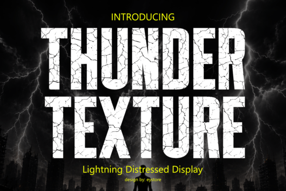 Thunder Texture: A Display Font That Anchors Editorial Mood